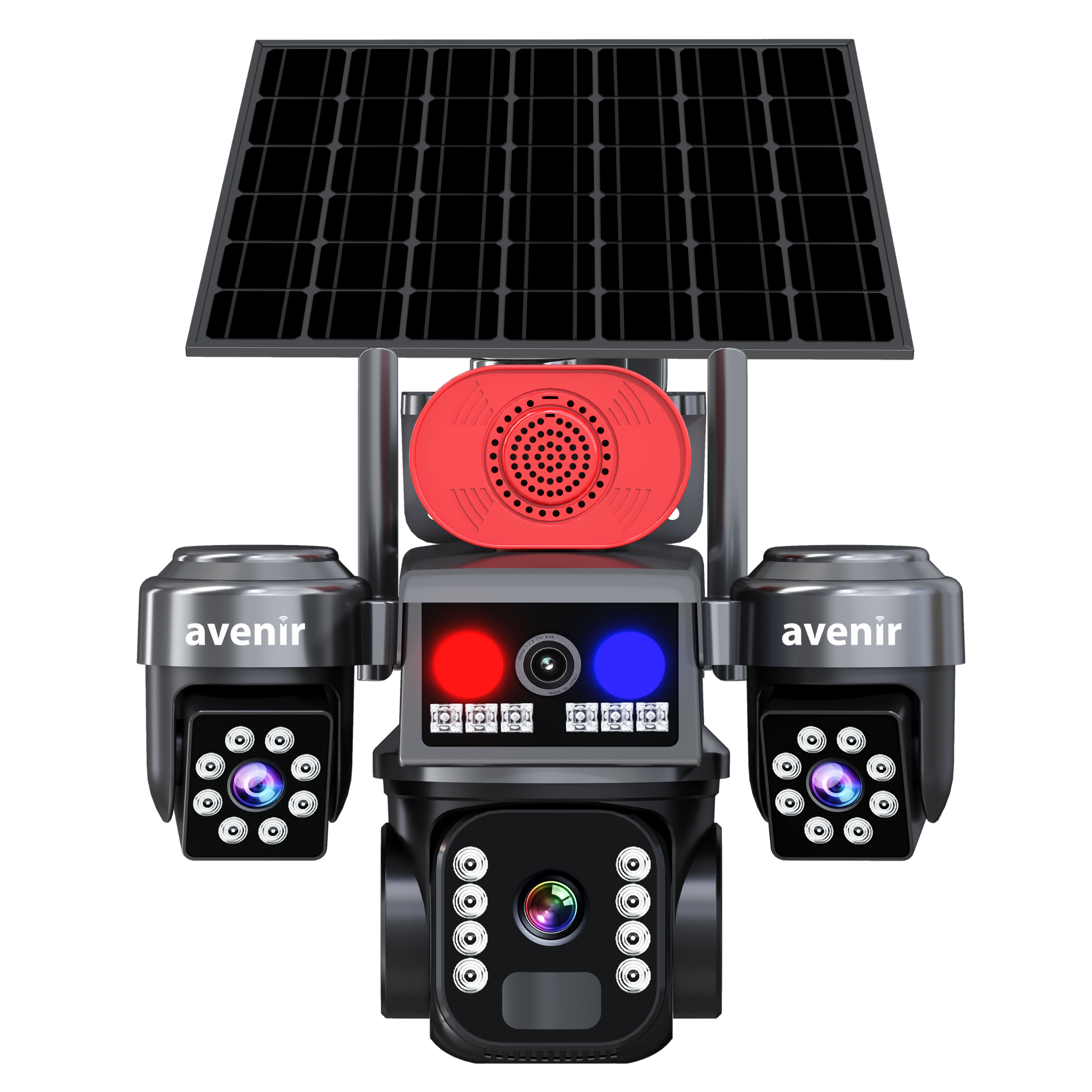 12MP 4 KAMERALI 3 PTZ 4G SOLAR KAMERA